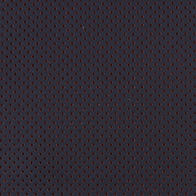 Шкіра автомобільна ПЕРФОРАЦІЯ чорний LICORICE 1,4-1.6 помаранчева основа